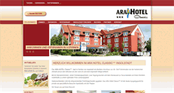 Desktop Screenshot of hotel-ara.de